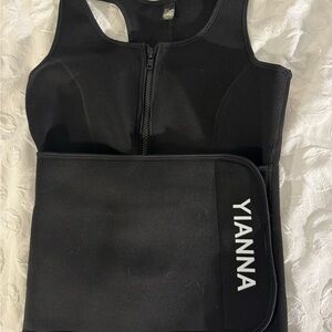 Yianna Black Waist Trainer Vest